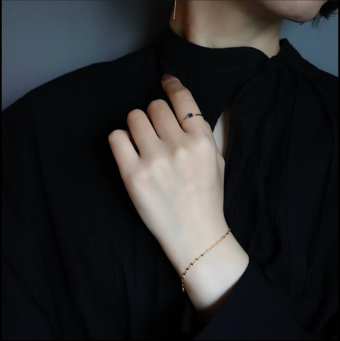 SV925petalchainbracelet