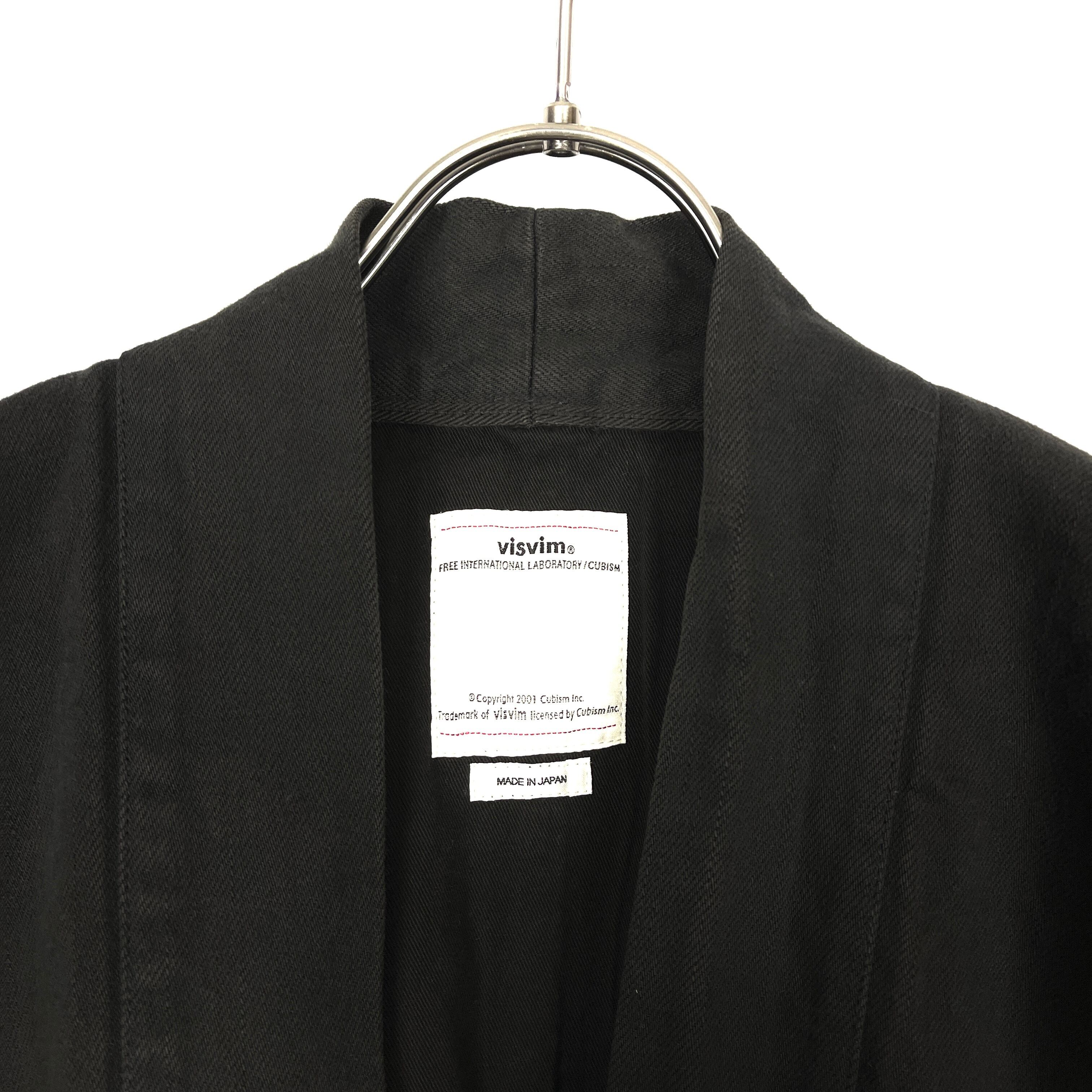 VISVIM(ビズビム) SPOT SANJURO KIMONO 18SS (charcoal VISVIM(ビズビム) SPOT SANJURO KIMONO 18SS (charcoal