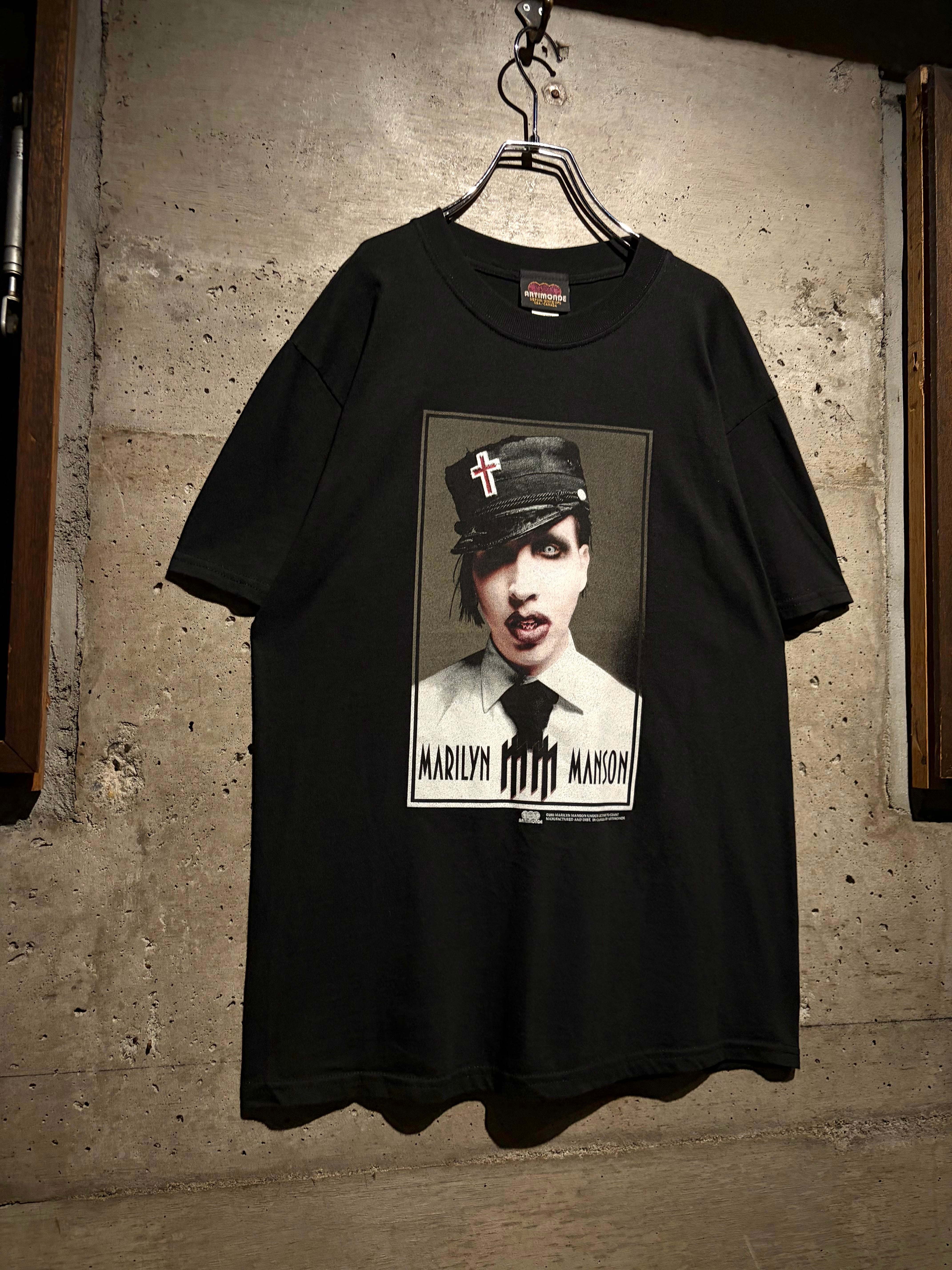 Caka】00's “Marilyn Manson” “The Golden Age of Grotesque” Vintage