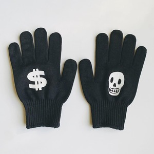 HOT FUDGE＜ホットファッジ＞Screen print on 軍手 gloves!!!