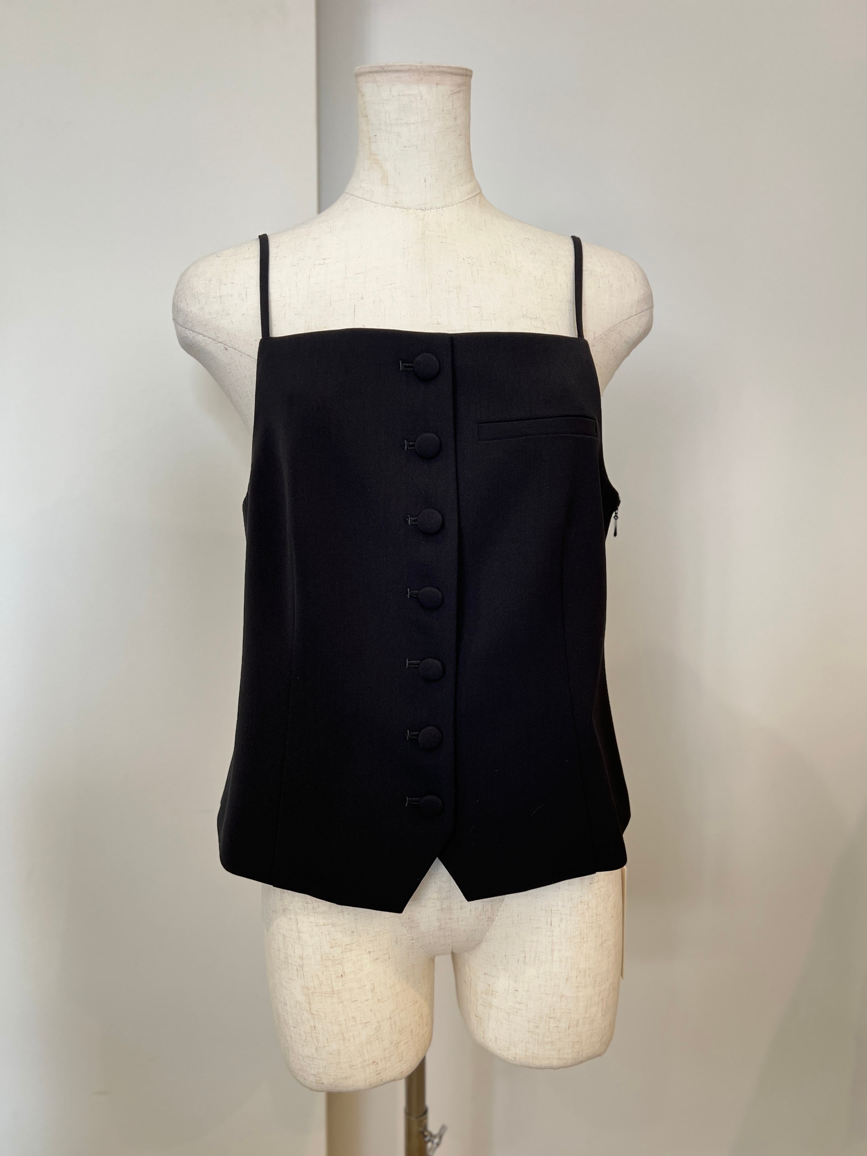 【PASSIONE】3ピース可サイドジップキャミビスチェ 616956