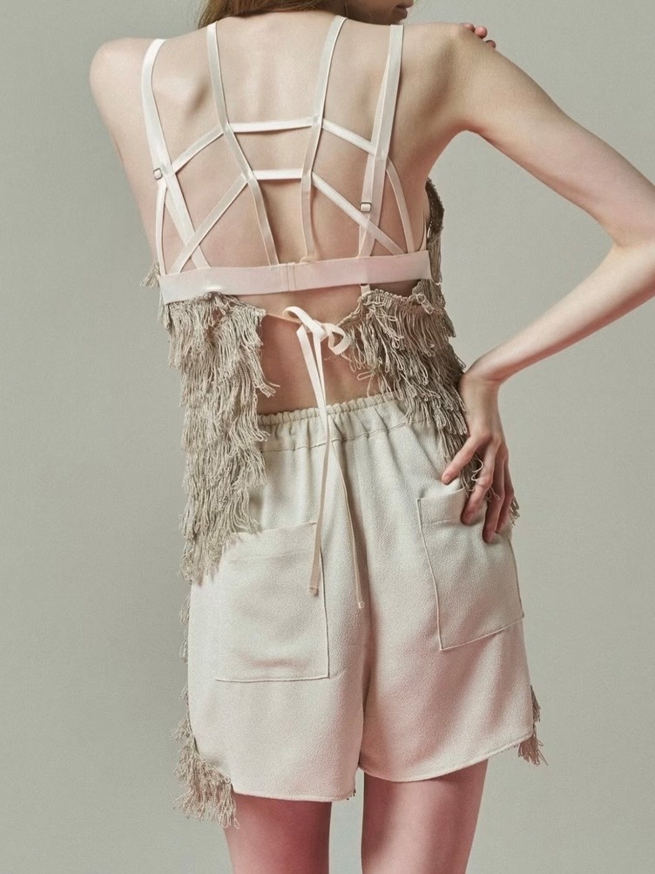 【27SS | 先行予約】FUMIE TANAKA フミエタナカ / パンツ /  metal fringe short PA - 2