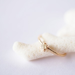 K14gf Rough Diamond Ring / ダイヤモンド原石　ナチュラルダイヤモンド　リング
