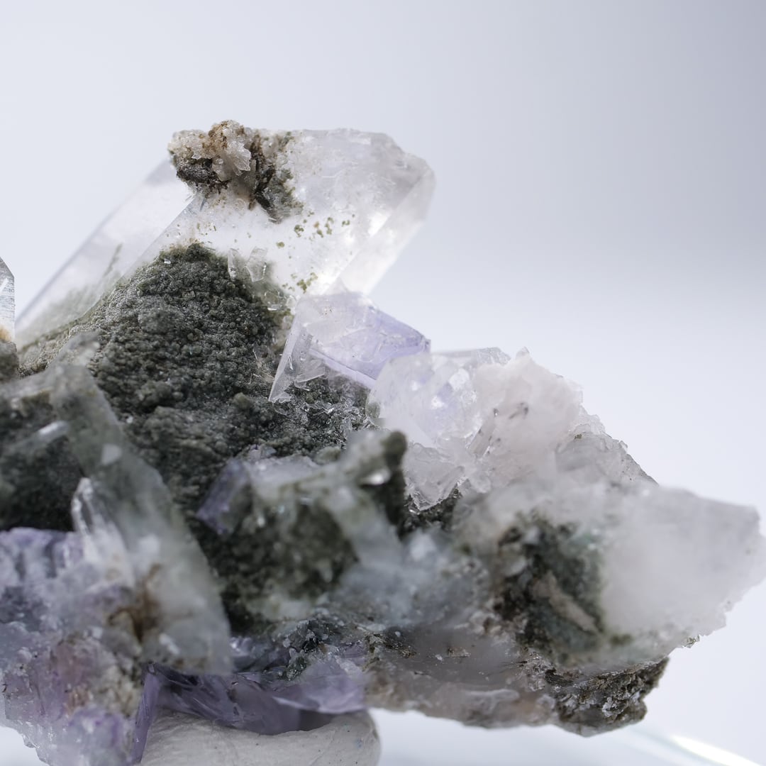 ヤオガンシャン産 フローライト 共生 / 原石 標本【D_2】 | ariife