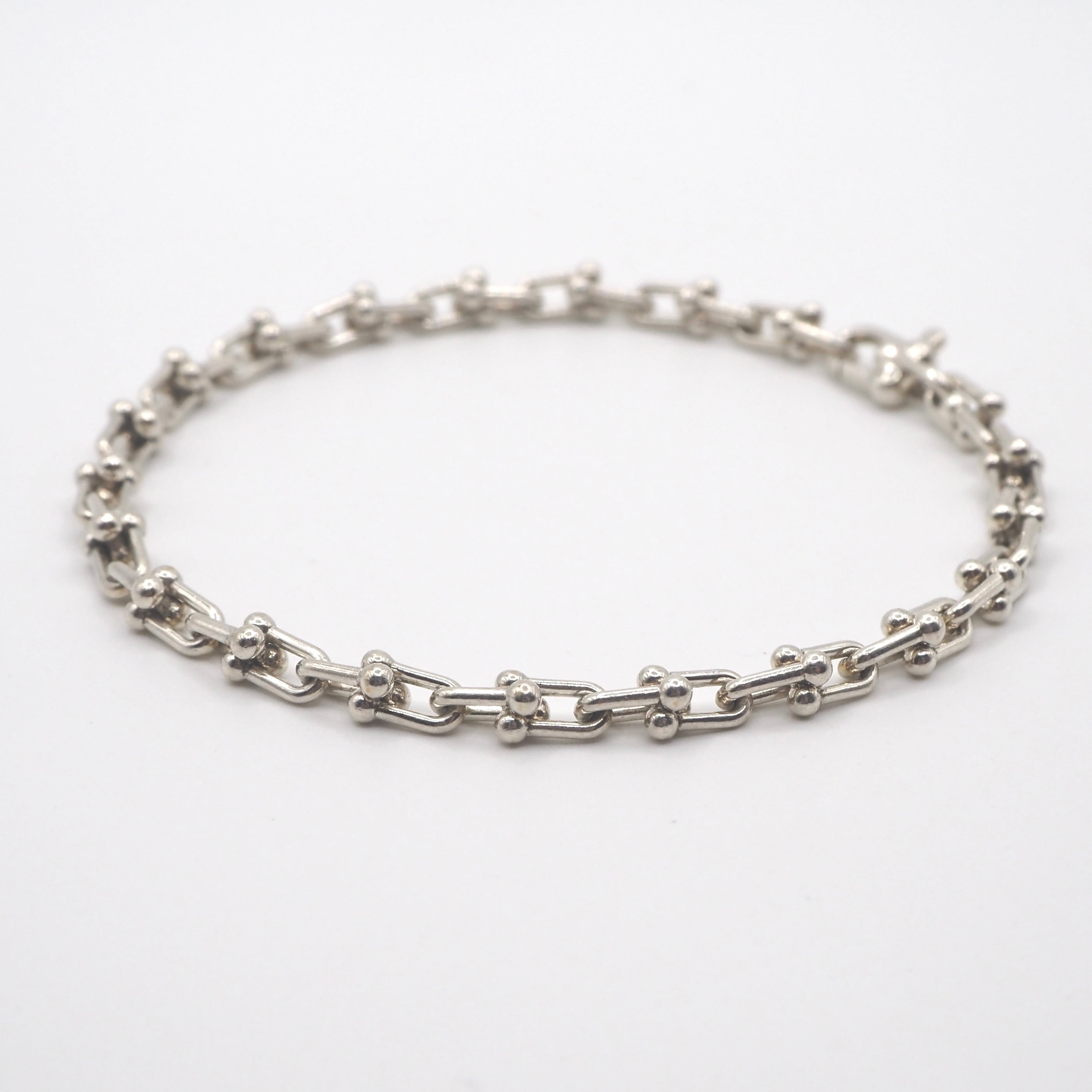 【本日削除予定】Tiffanyハードウェアマイクロリンクブレスレット 現行品】Tiffany&Co. ハードウェア マイクロリンクブレスレット