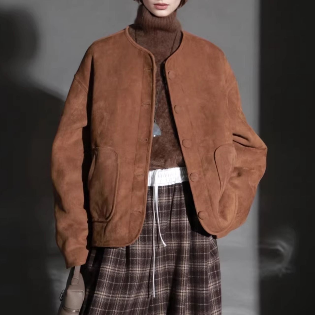 リバーシブル パッチポケットスエード調 ジャケット 00012・画像7