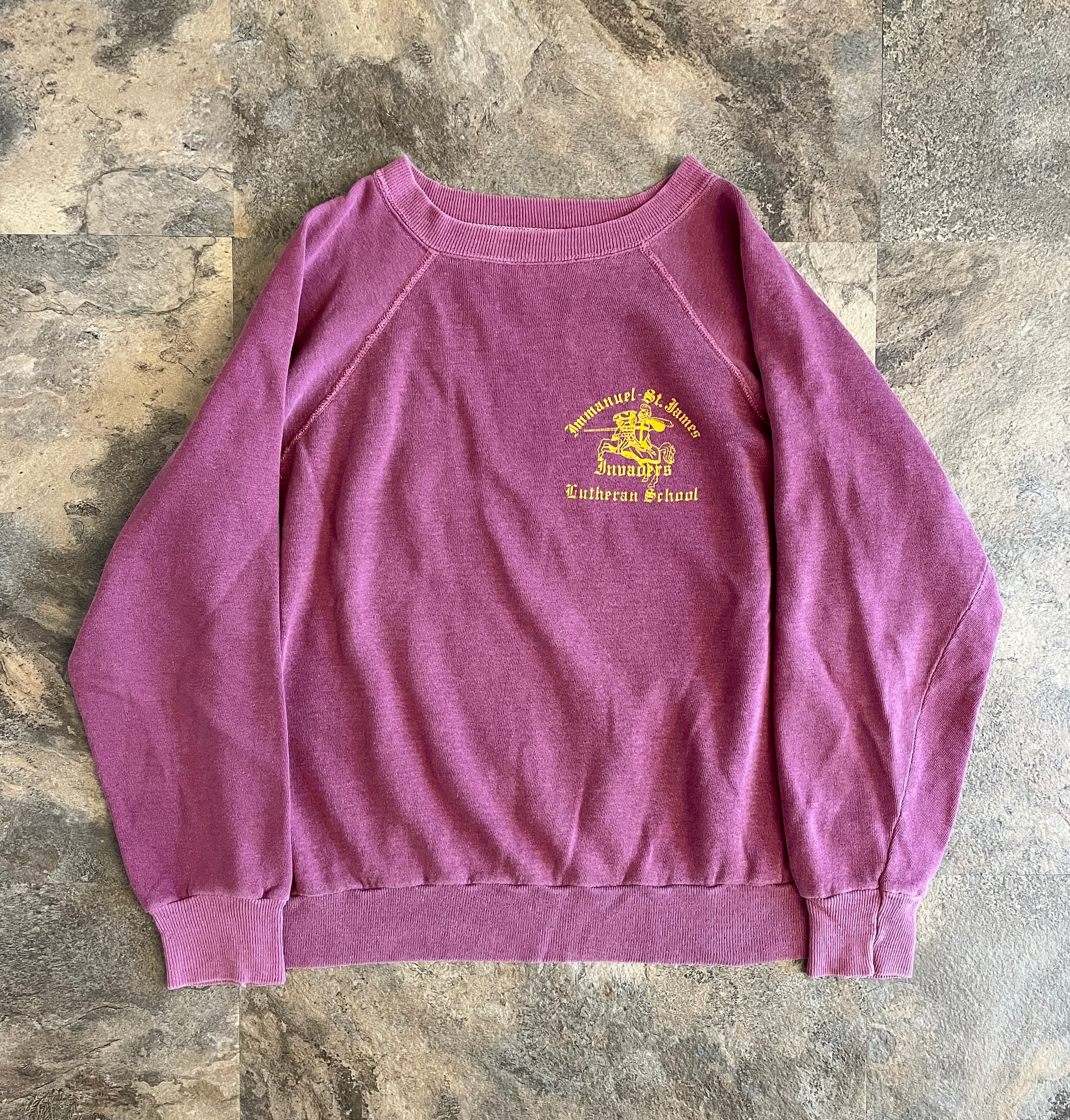 60s southern athletic スウェット フェード ピンク 60s Southern Athletic サザンアスレチック Tシャツ M | enishi vintage