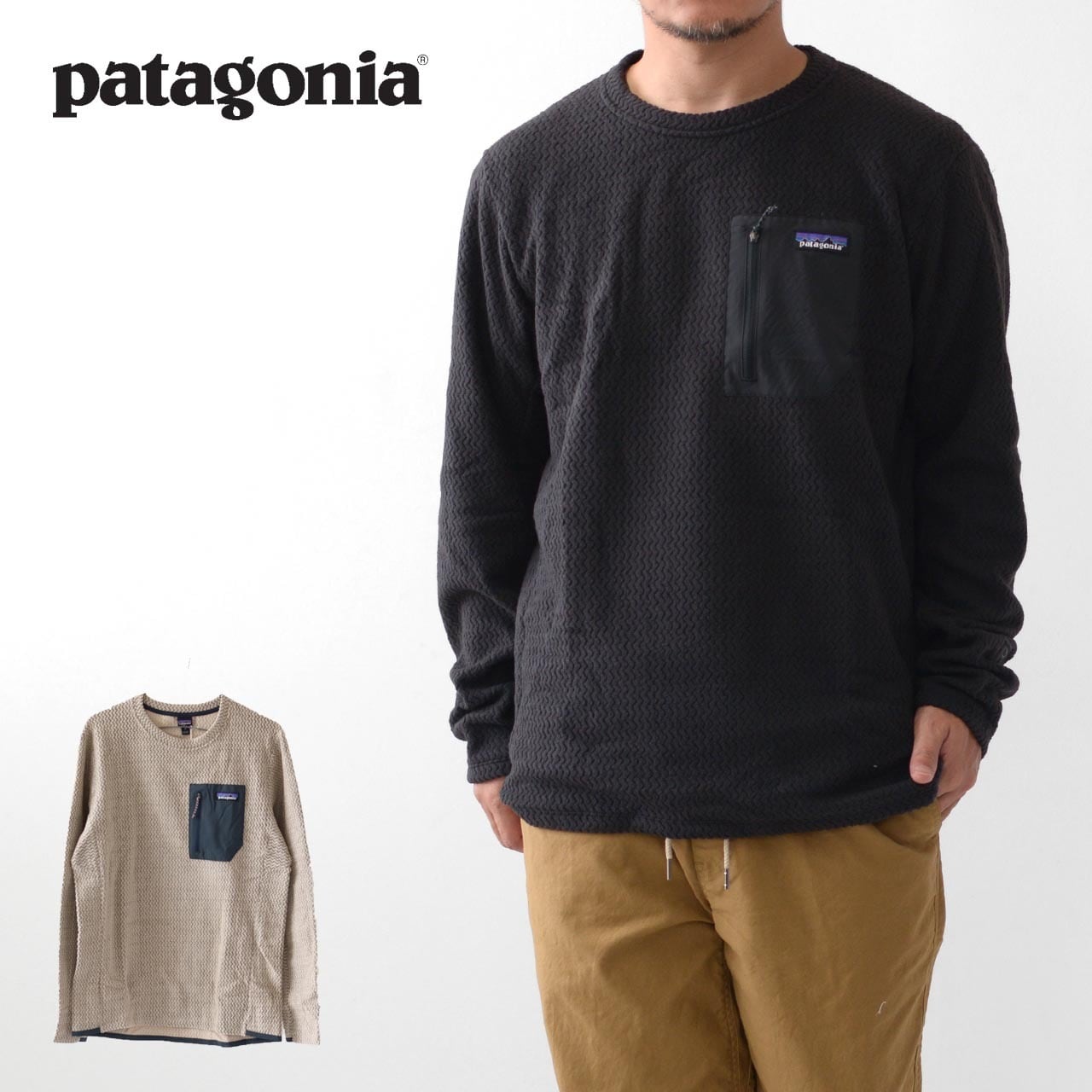 Patagonia(パタゴニア メンズ R1エア・クルー フリース