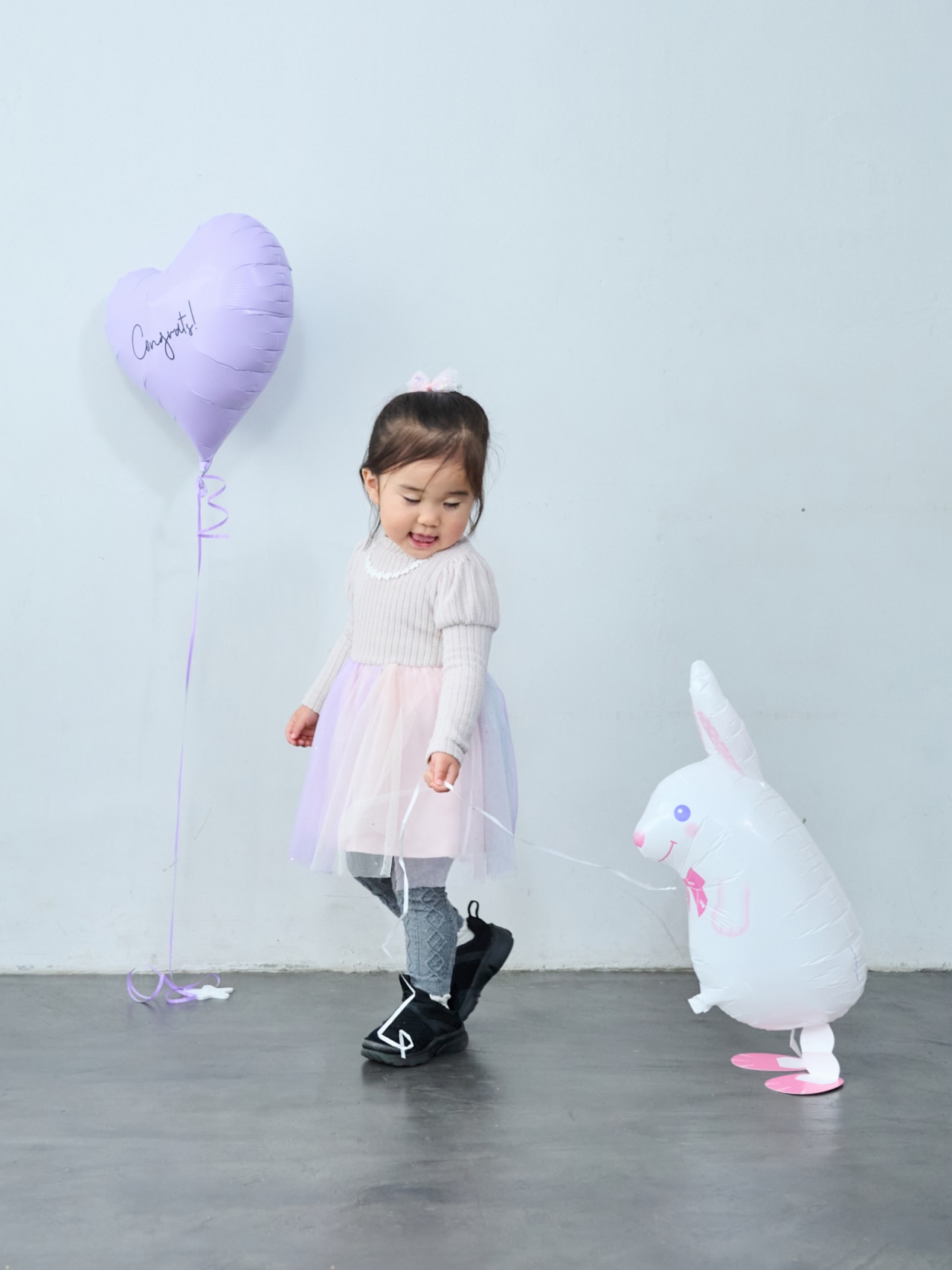 おさんぽバルーン 白ネコ