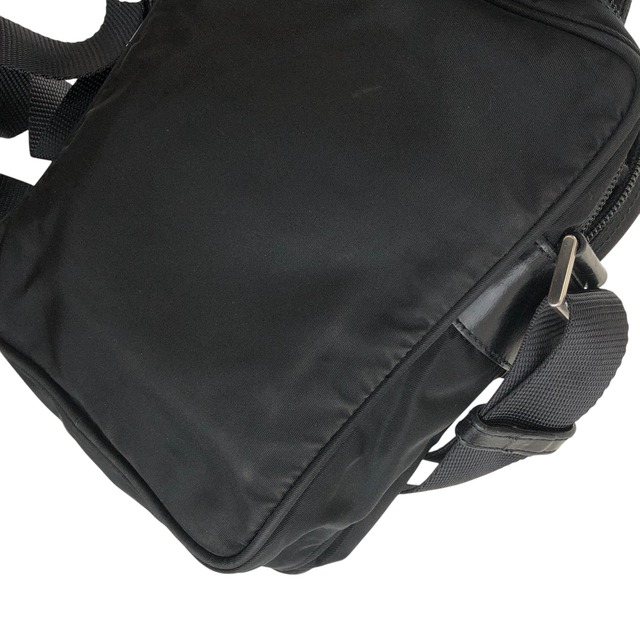 PRADA プラダ ショルダーバッグ ブラック トライアングルロゴ ナイロン vintage ヴィンテージ オールド cxvnfs