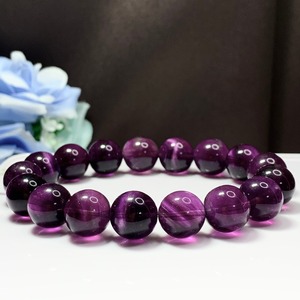 f77濃厚パープルフローライトブレスレット