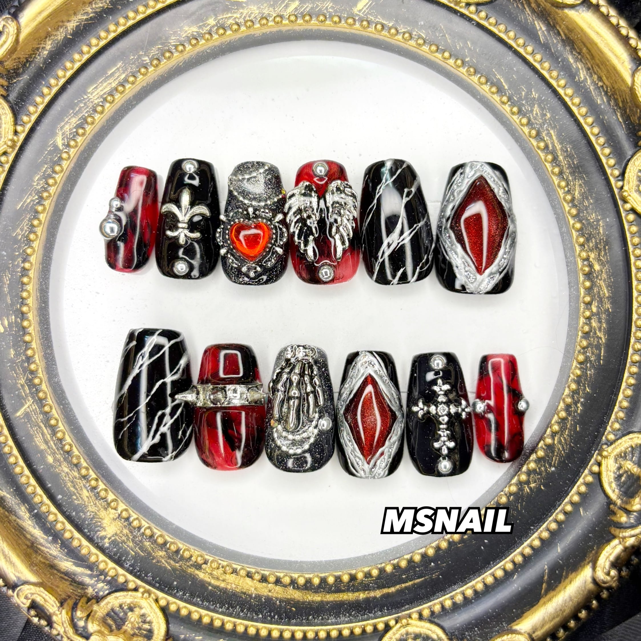 非公式 恋と深空 シン 伝説思念モチーフ ネイルチップ | msnailstore