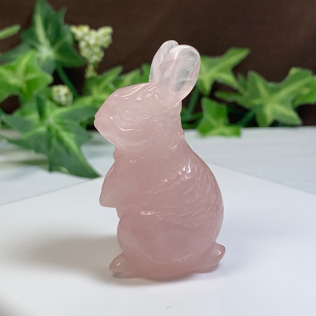 20.可愛いうさぎさん・ローズクォーツ