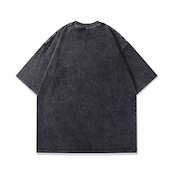 VINTAGE ストリート スカルプリント Tシャツ T803