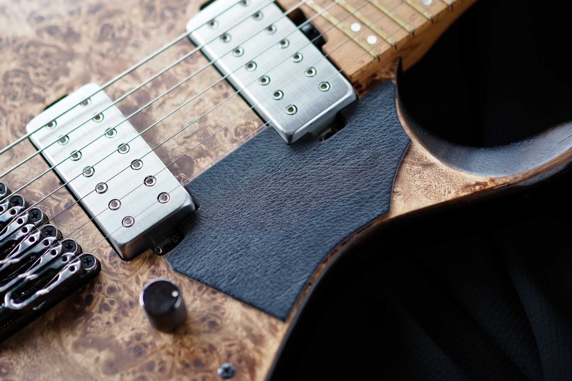 Ibanez Q レザー ピックガード Q52 QX52 QX527 ヘッドレスギター