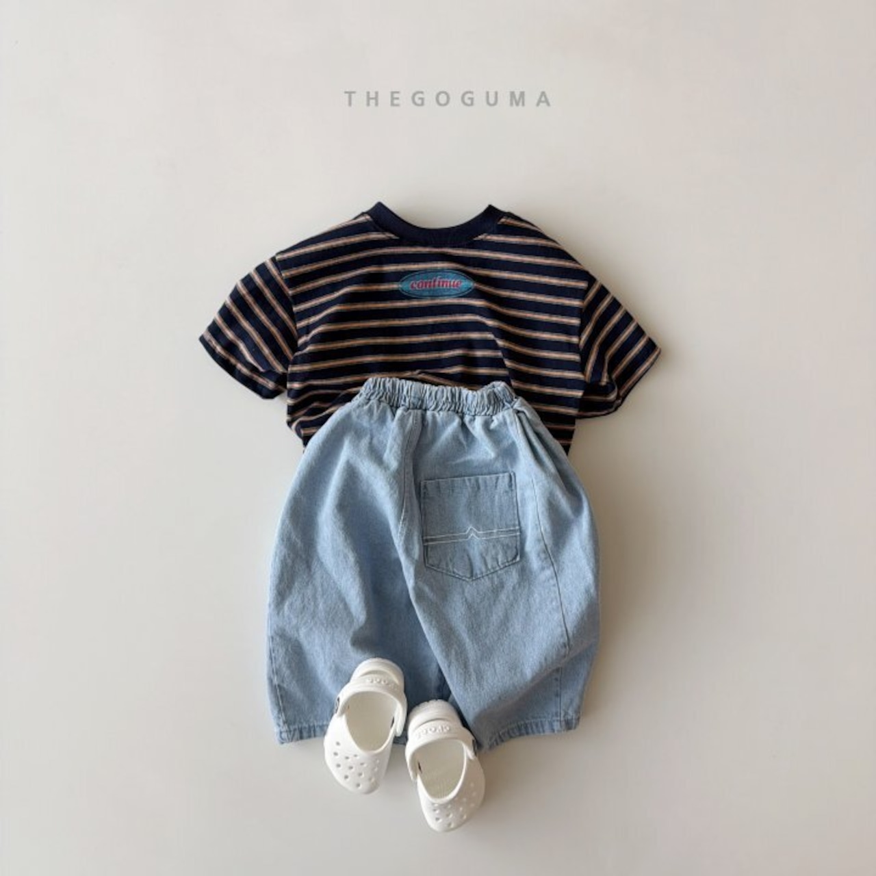 THE GOGUMA 26/SM 刺繍ポケットデニム