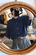 1990’s Rayon Open Collar Box Shirt