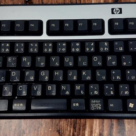 動作確認済】HP キーボードKB‐0316 PS/2端子 ホワイト ブラック