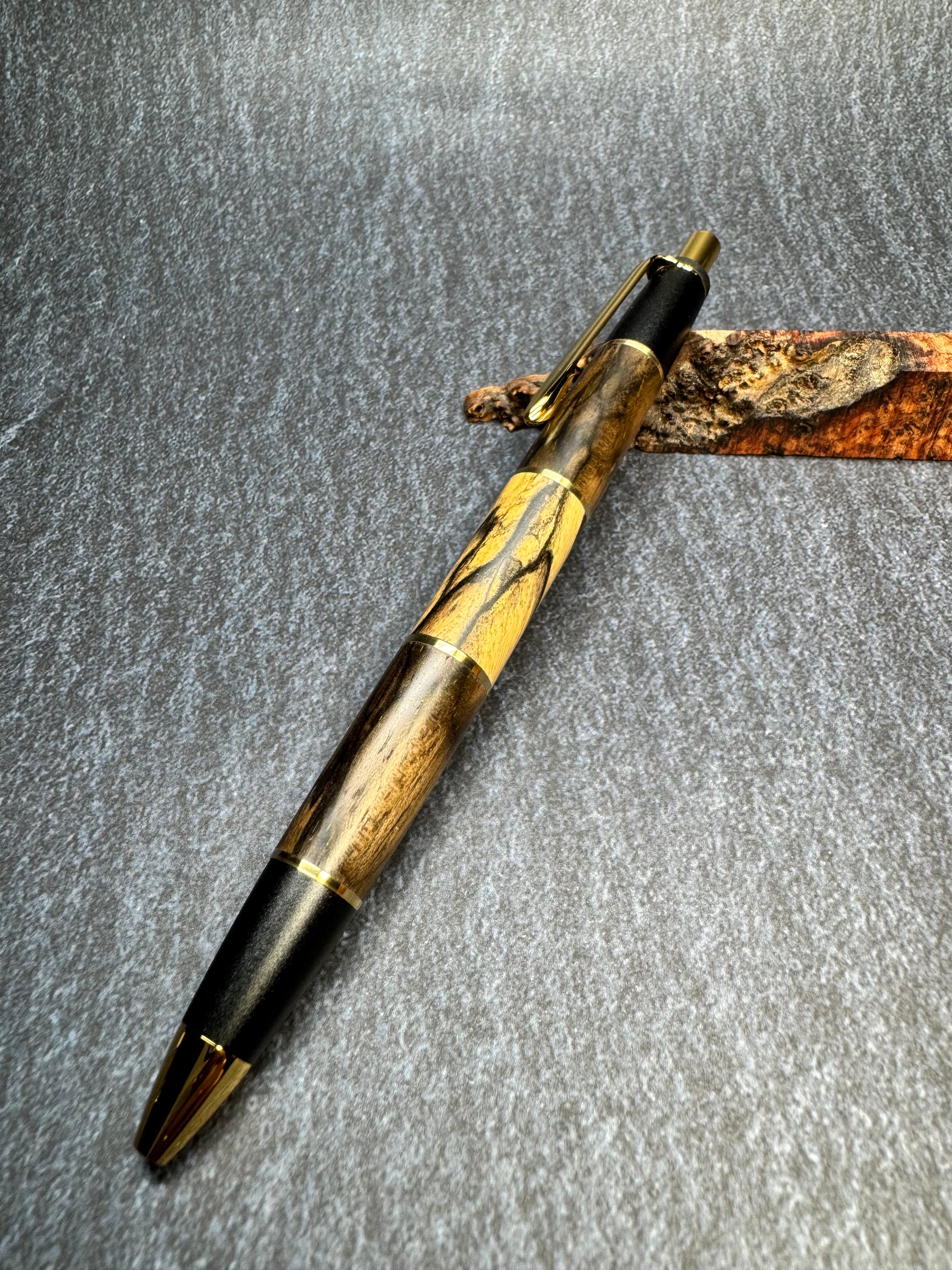 黒柿孔雀杢✖️ペールムーンエボニー✖️黒柿孔雀杢 Flambergコラボ