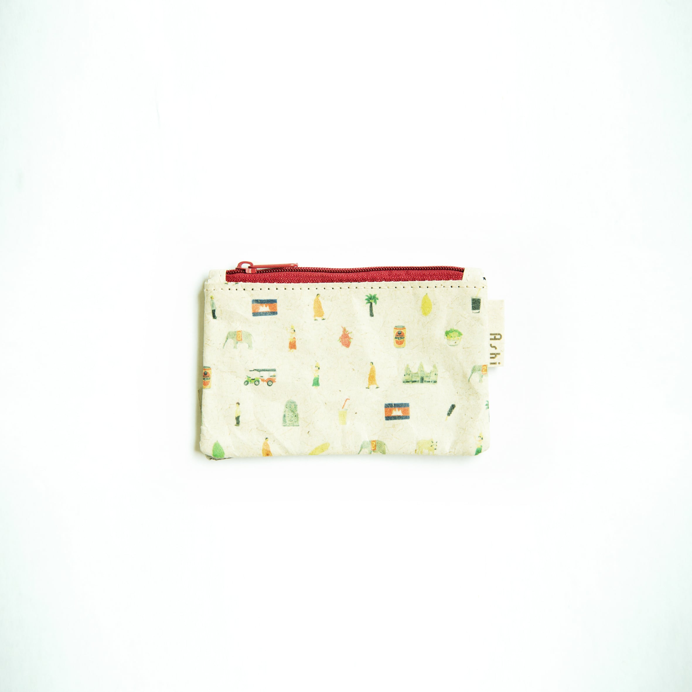 Ashi|亜紙 Flat Pouch S 紙ポーチ シンプル ハンドメイド Ashi|亜紙 Flat Pouch S 紙ポーチ シンプル ハンドメイド