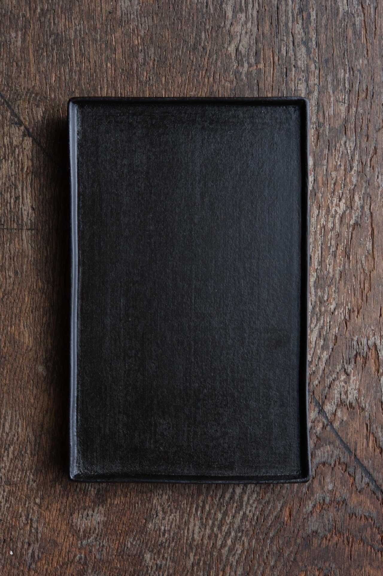 角皿 長方 小 黒漆