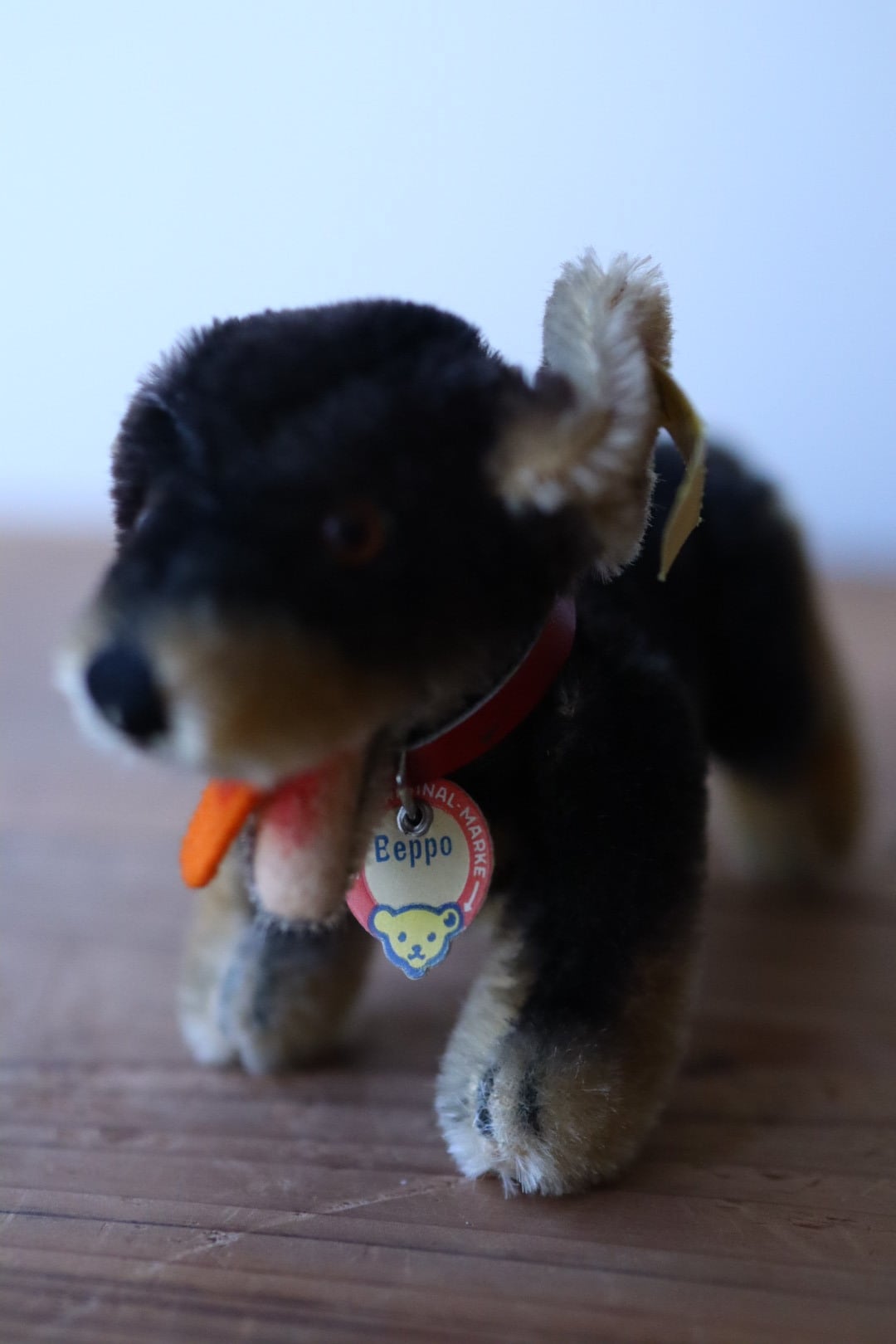 シュタイフ 犬 ダックスフンド Steiff Beppo 10㎝ ヴィンテージ ぬいぐるみ