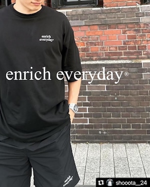 2025年 7月中発送予定）受注生産 everyday BIG T‐shirt 5.6oz／5.6オンス ビッグシルエット Tシャツ（2種展開）
