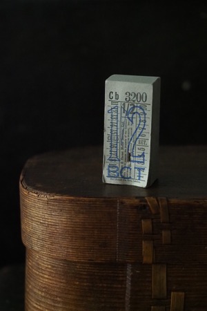 イギリス バスチケット束「12」のスタンプ-antique bus ticket set