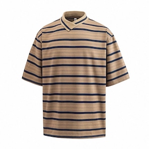 Layered look striped tee 1490