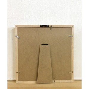 [額縁付き] キース・ヘリング「Lucky Strike」アートポスター ストリートアート ナチュラルフレーム 275×275mm AFKH09