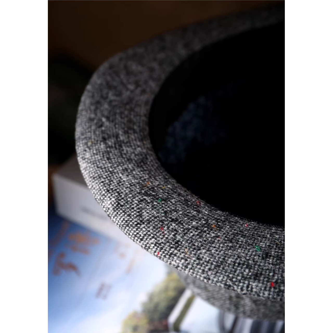 ラウンドトップ フェルトハット af0429