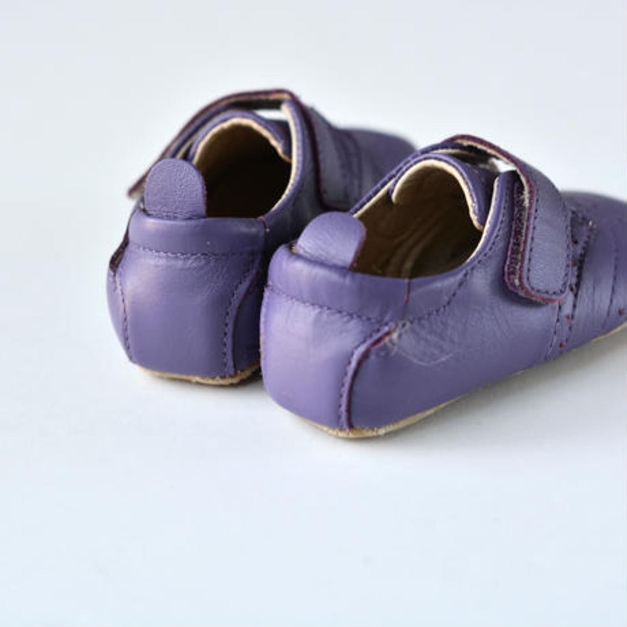 【ピーカブーヤ別注】【 OLD SOLES 】JAZZ  with rubber sole "ベビーシューズ"  Lavender