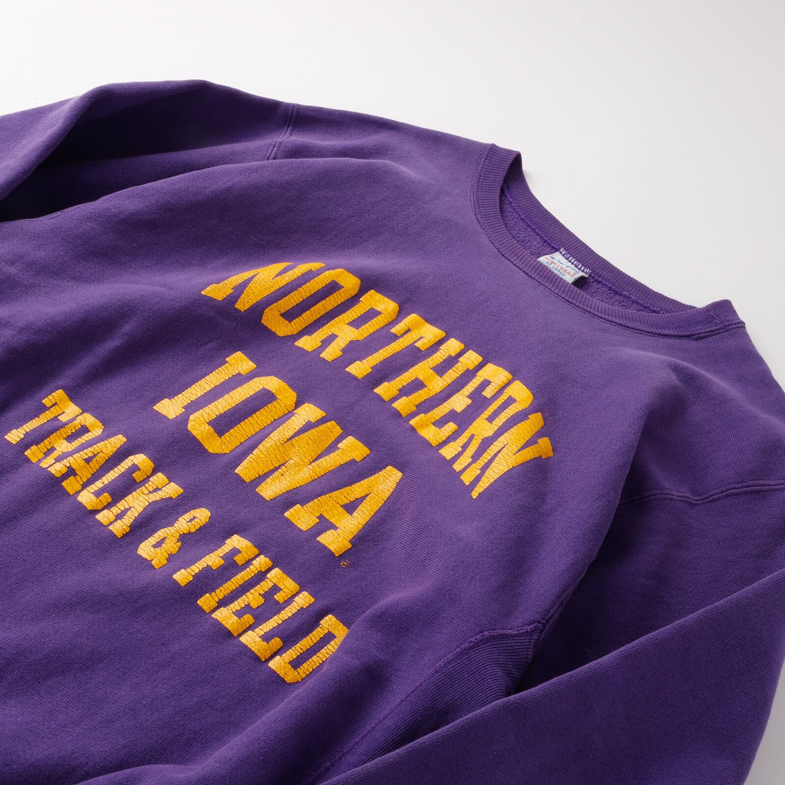 希少】90s champion Reverse Weave fade purple Vintage sweat made in