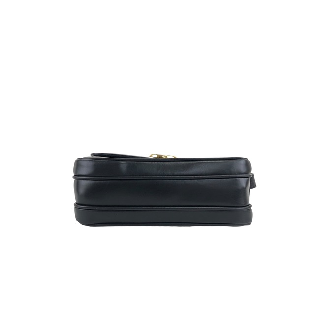 CELINE セリーヌ ショルダーバッグ ブラック ブラゾン レザー クロスボディ vintage ヴィンテージ オールド p2ahhd