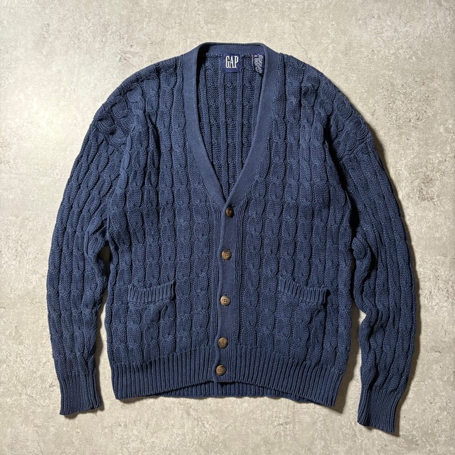 1990s "OLD GAP" Cotton×Linen Cardigan