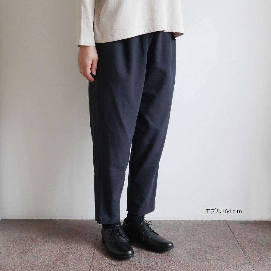 evam eva 2019SS Wide Tuck Pants リネンコットン