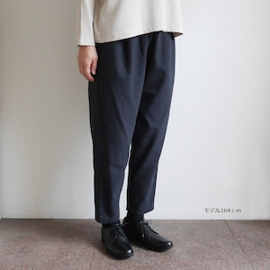 cotton tuck pants　コットンタックパンツ　evam eva