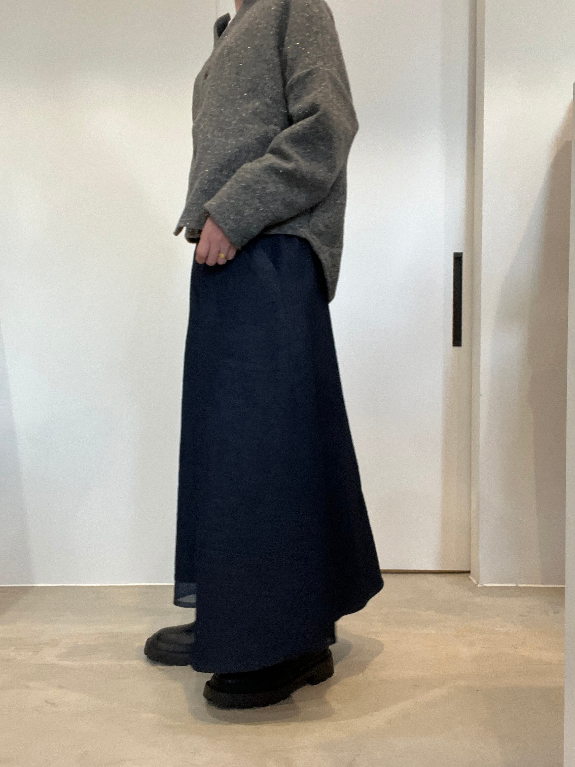 【LEMELANGE】ラメ入りスライバーニット 8551101