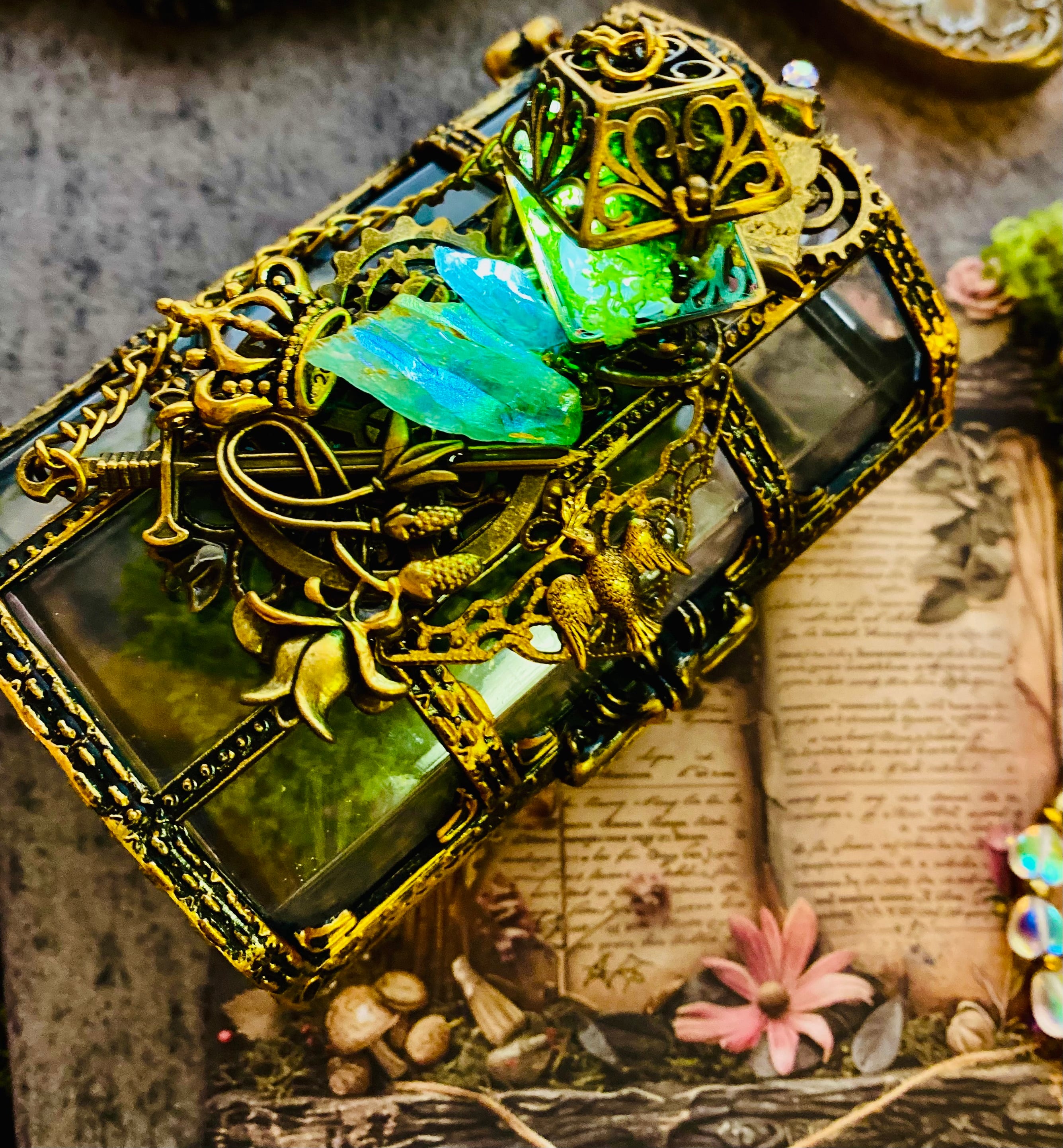 龍神守護オニキス×水晶 龍彫りネックレス＋お清め塩セット浄化・魔除け・金運・開運 龍神守護オニキス×水晶 龍彫りネックレス＋お清め塩セット浄化・魔除け