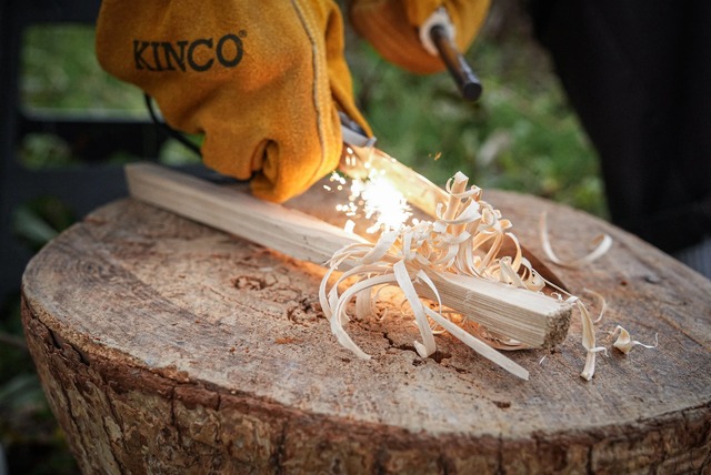 【FEDECA】ブッシュクラフトナイフ プレーンブラウン