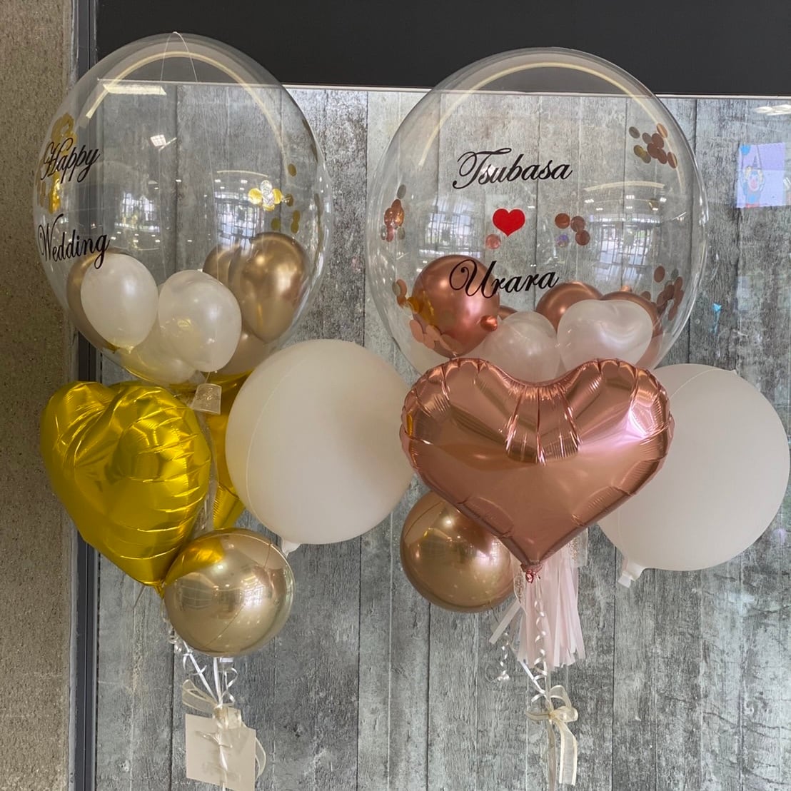 ウエディングバルーンブーケ 【2台セット】 | 8ps balloon