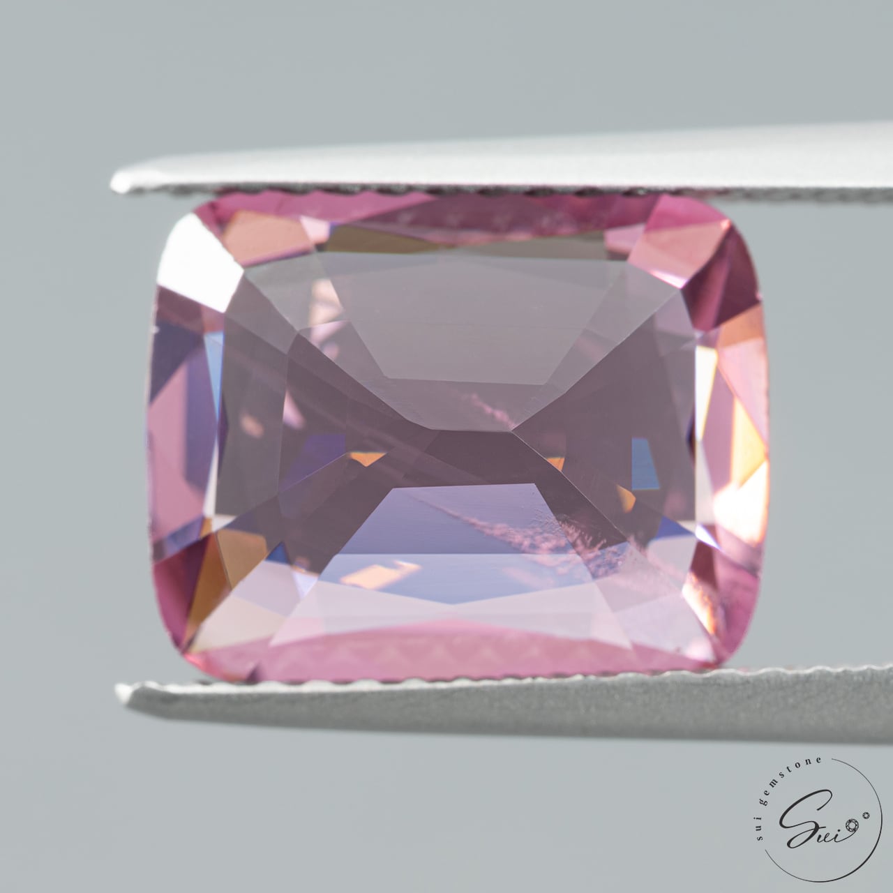 天然【非加熱】スピネル・パープリッシュピンク 4.48ct GIA鑑別書
