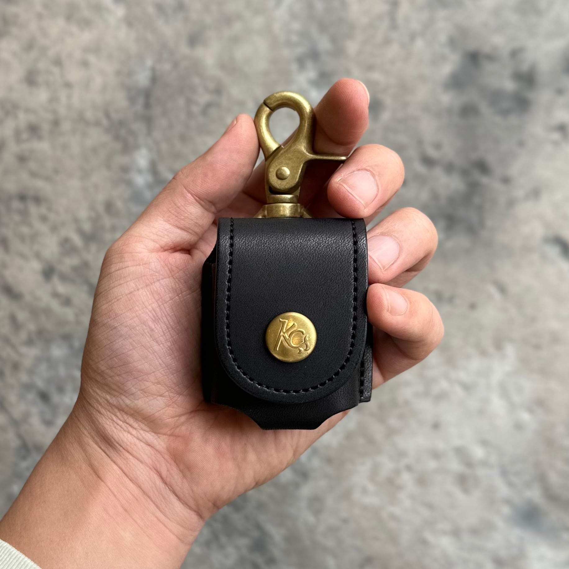 ケイページ　RRR 49枚セット ガレンレザー 2本差しフラップペンケース クレイジーホース ブラウン