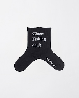 Chaos Fishing Club　1PAC LOGO SOCKS　カオスフィッシングクラブ　ロゴソックス　ブラック