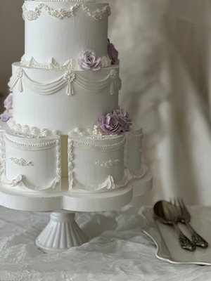 Wedding Art Cake - by Partner Artist Eriko【カート 購入不可/お問い合わせにて受付】No.131