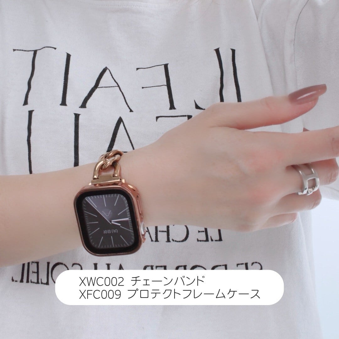 Apple Watch (アップルウォッチ) チェーンバンド/ベルト ブラック