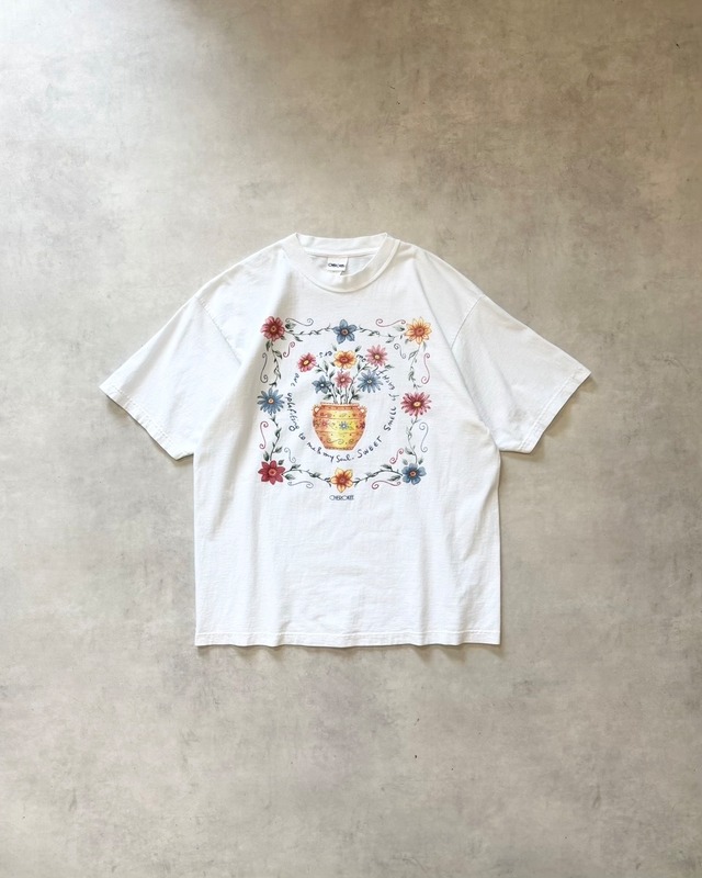【Used】2000’s “CHEROKEE” Flower Art Print T-Shirt