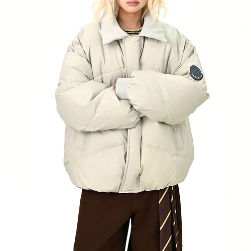 モードスタンドカラーパファージャケット  2col   R01165