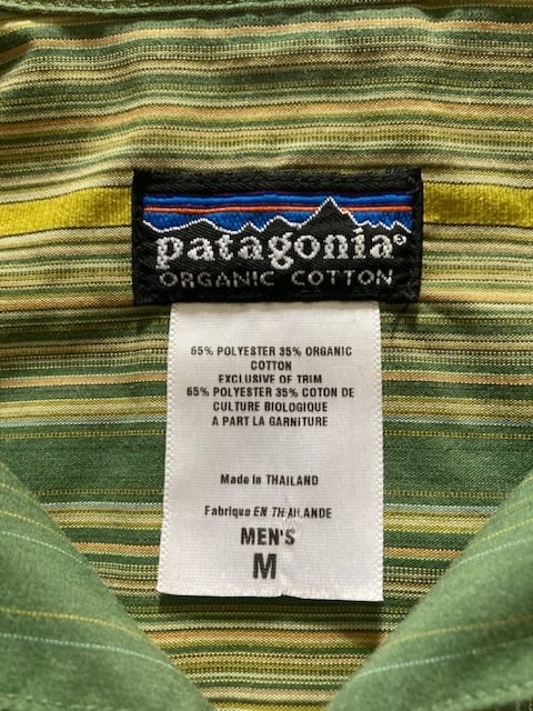 グリーン×イエローM：00s patagonia パタゴニア リズム ボーダー