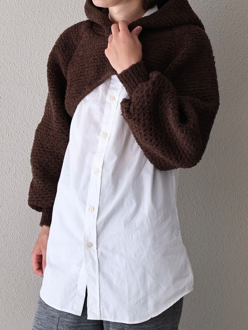 【ISA BOULDER】HOODED GRADATION SLEEVE/soil
